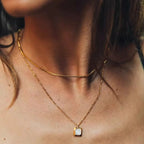1.2mm Box Chain Necklace, Gold Color, Stainless Steel (Unisex)