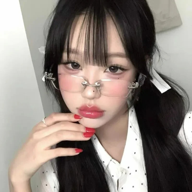 Rimless Anti-Blue Eyeglasses