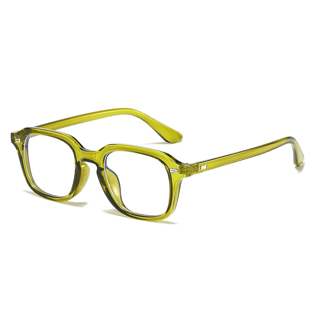 Square Rivets Anti Blue Light Glasses