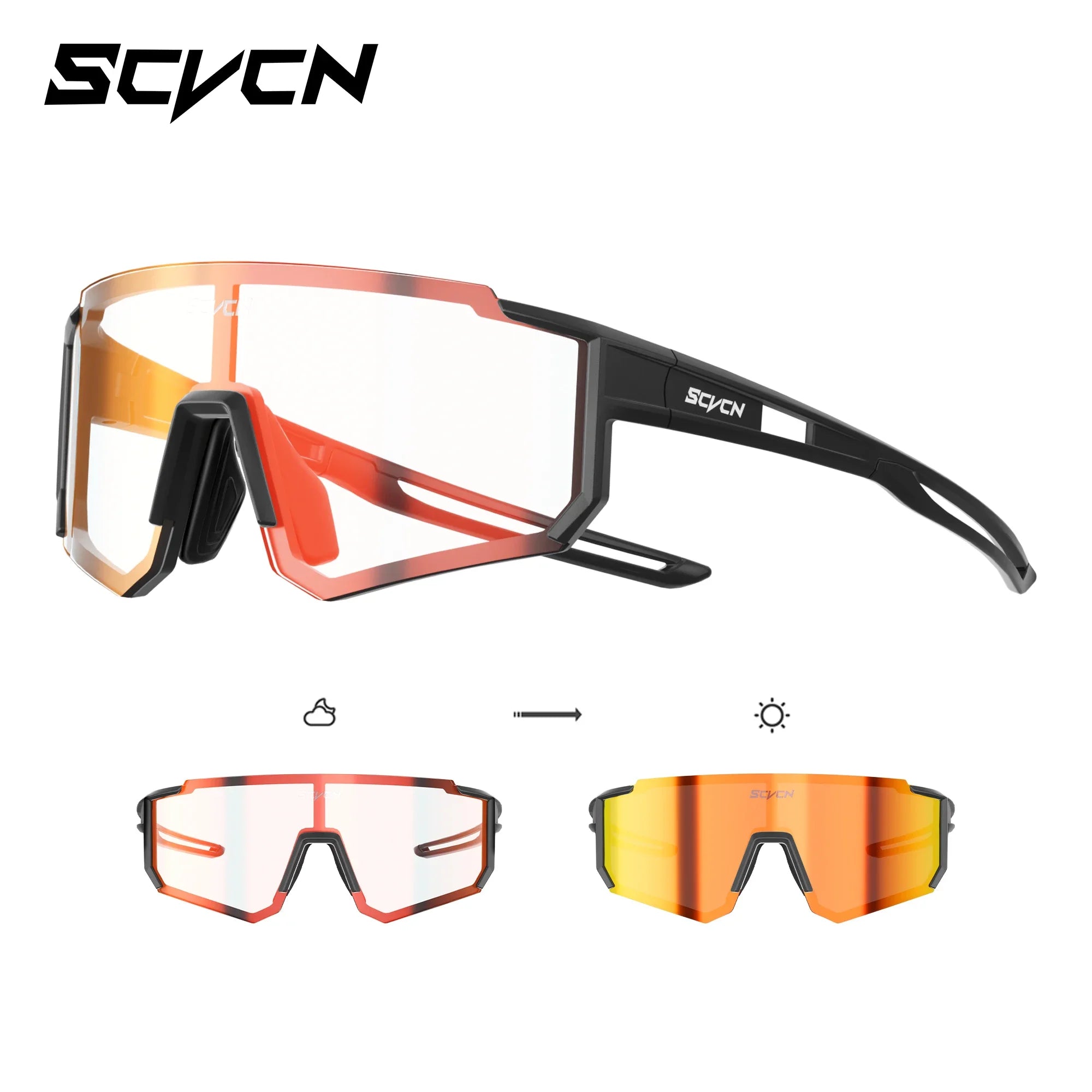 Photochromic Kids Cycling Glasses