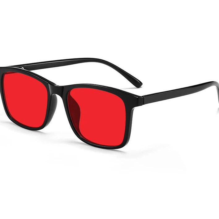 Red Lens Anti Blue Light Glasses (Sleep/Gaming)