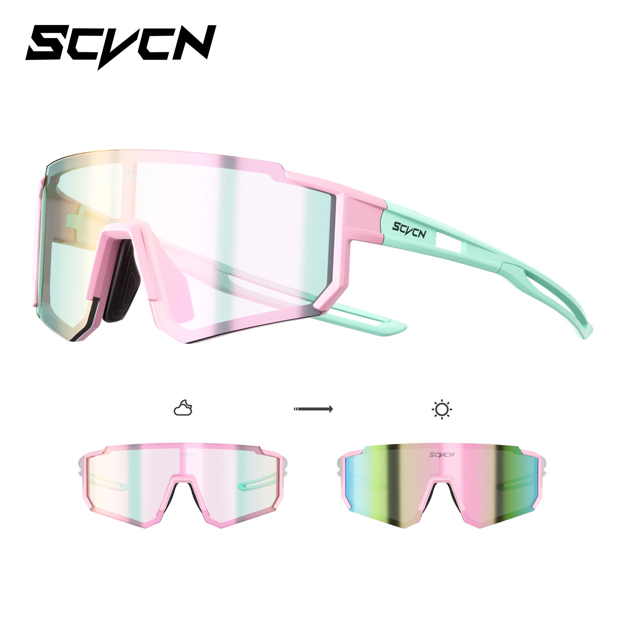 Photochromic Kids Cycling Glasses