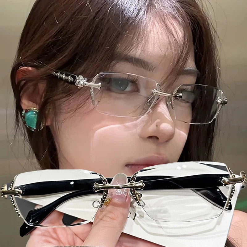 Rimless Anti-Blue Eyeglasses