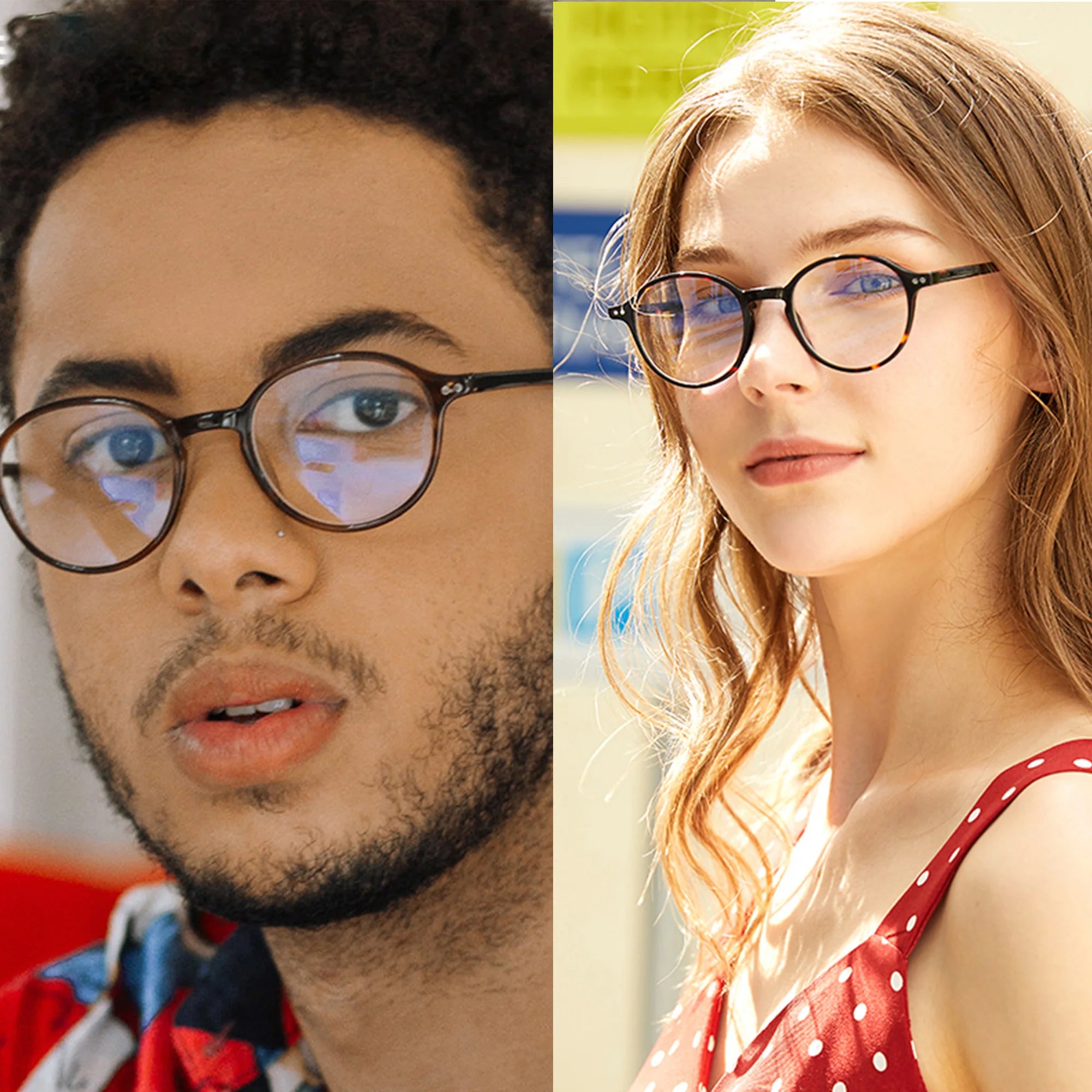 Round Anti Blue Glasses