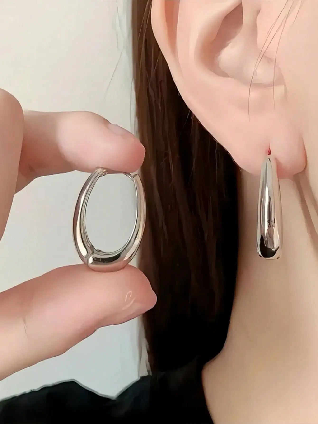 hoop earrings