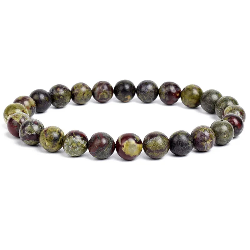 Natural stone bead bracelet  with elastic band