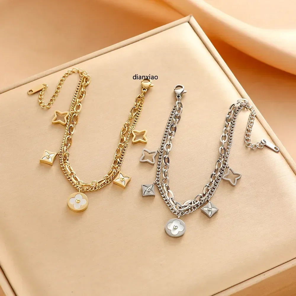 Japanese/Korean style titanium steel bracelet