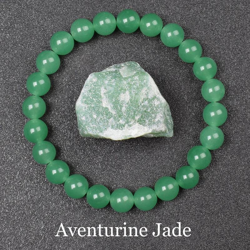 Natural gold obsidian bead bracelet