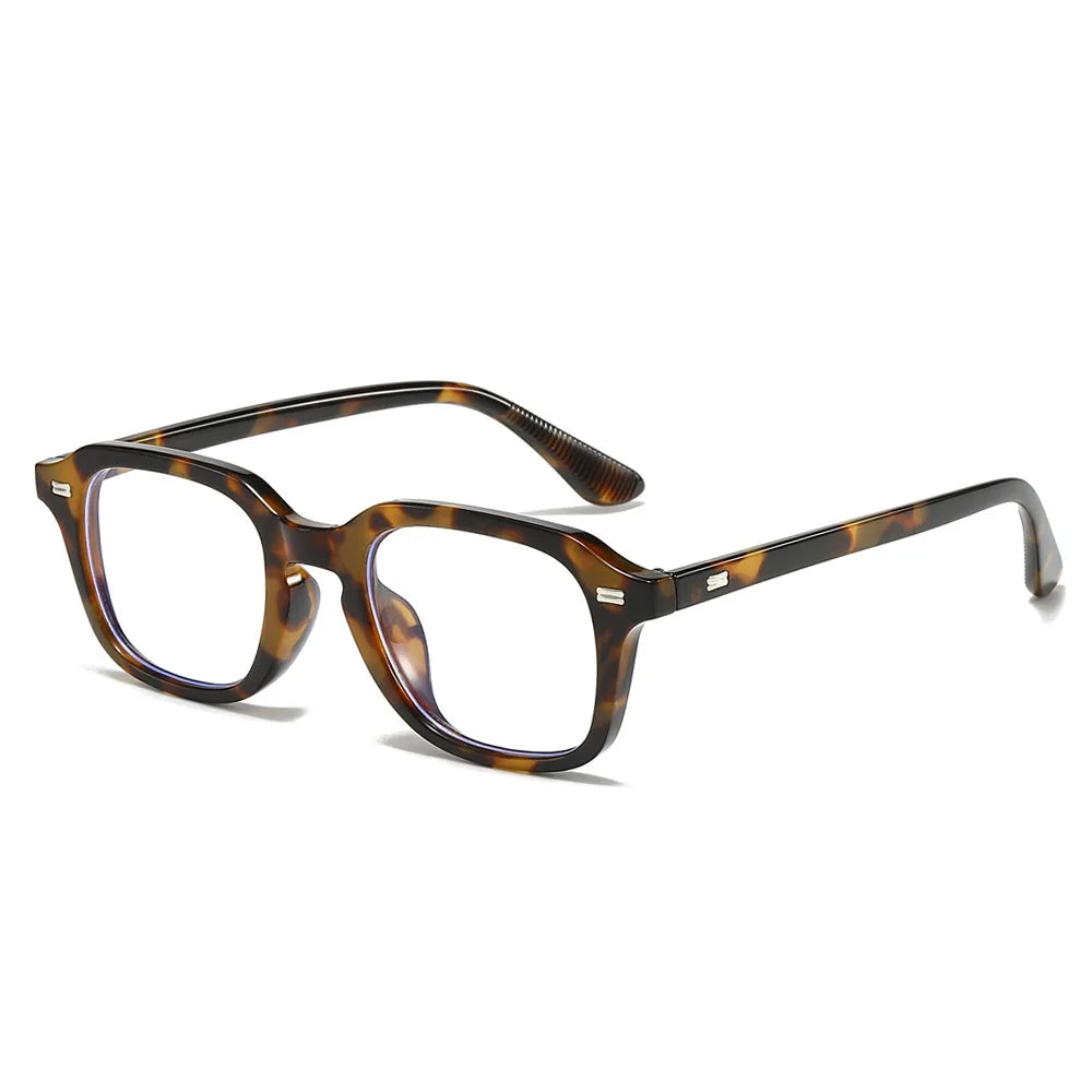 Square Rivets Anti Blue Light Glasses