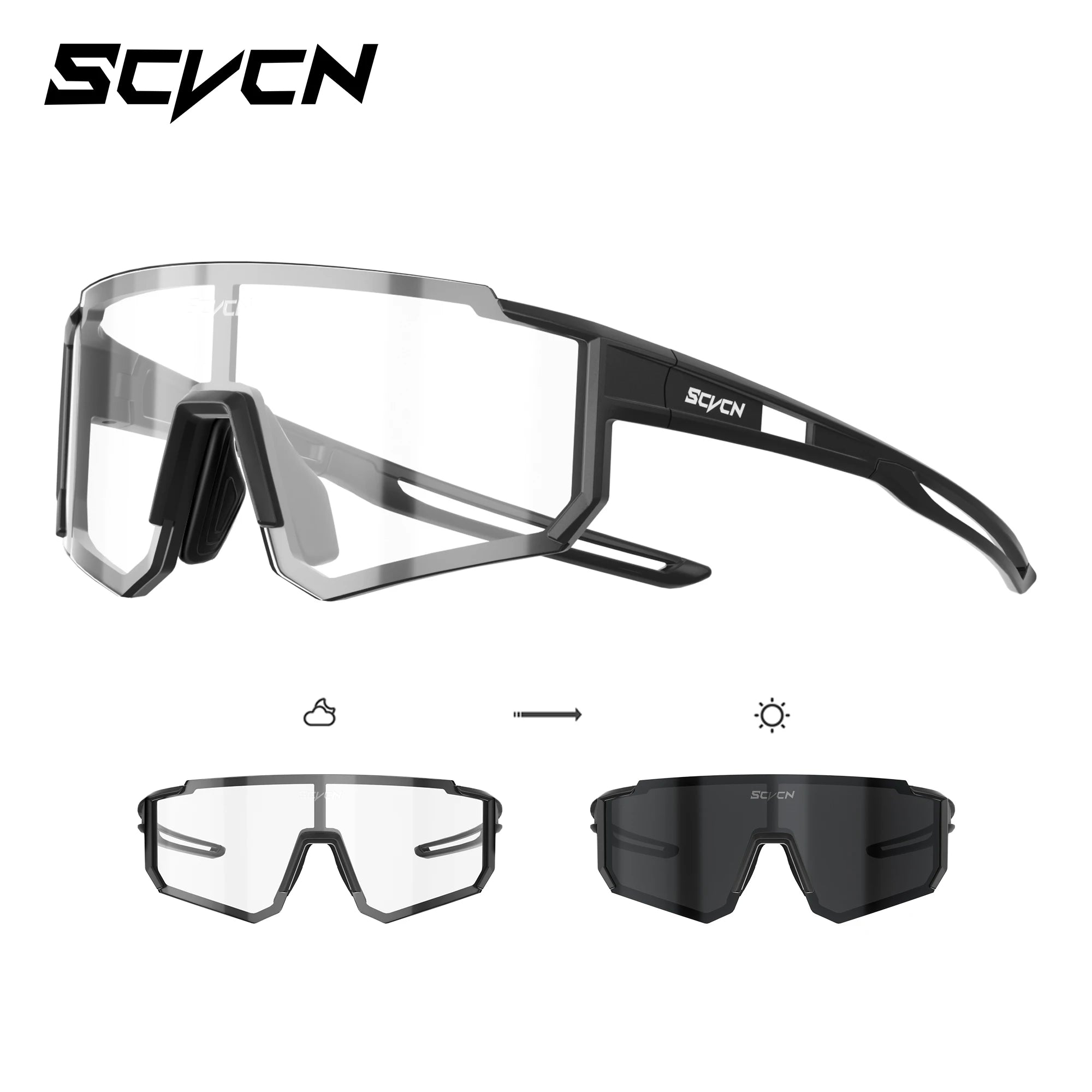 Photochromic Kids Cycling Glasses
