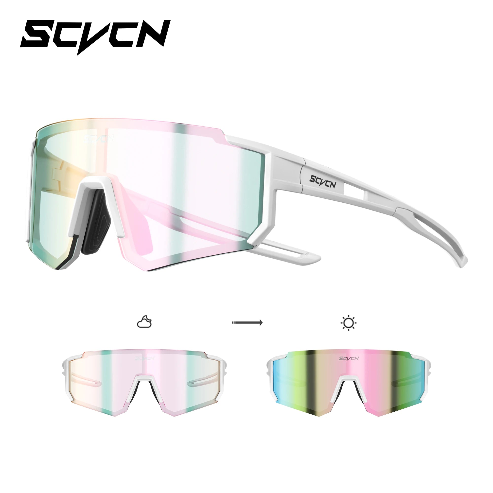 Photochromic Kids Cycling Glasses