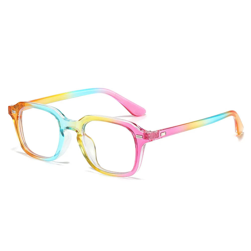 Square Rivets Anti Blue Light Glasses