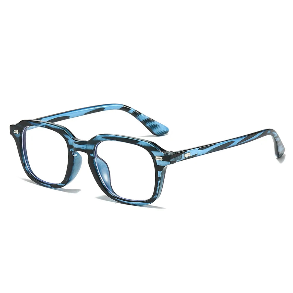 Square Rivets Anti Blue Light Glasses