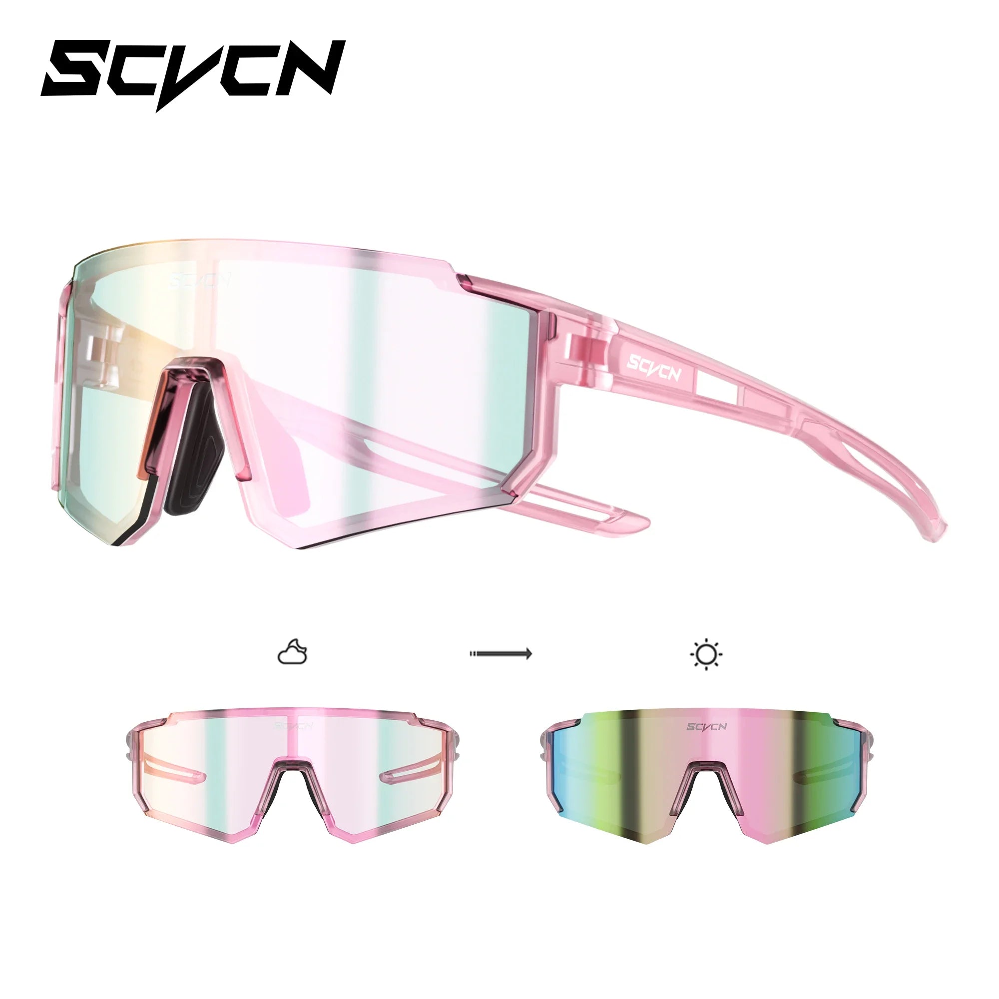 Photochromic Kids Cycling Glasses