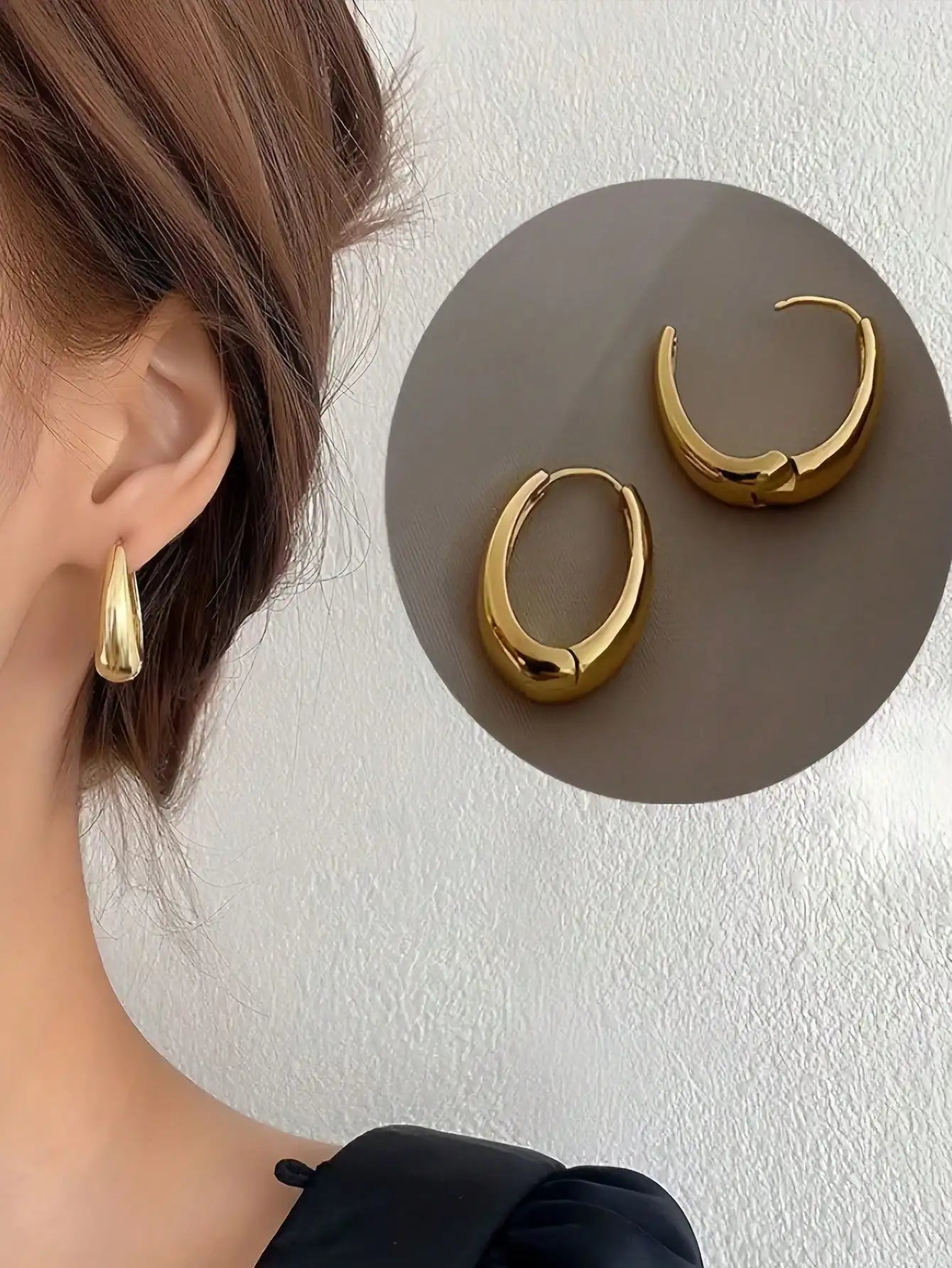 hoop earrings
